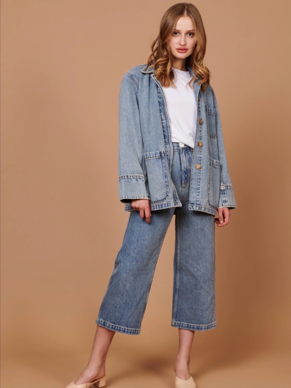 Whimsy + Row Light Blue Denim Jacket